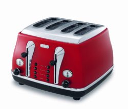 De'Longhi Mica Lite Toaster - Red